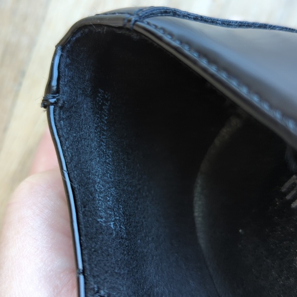 Madden Girl Size 8 Shiny Black Loafers - Picture 8 of 11